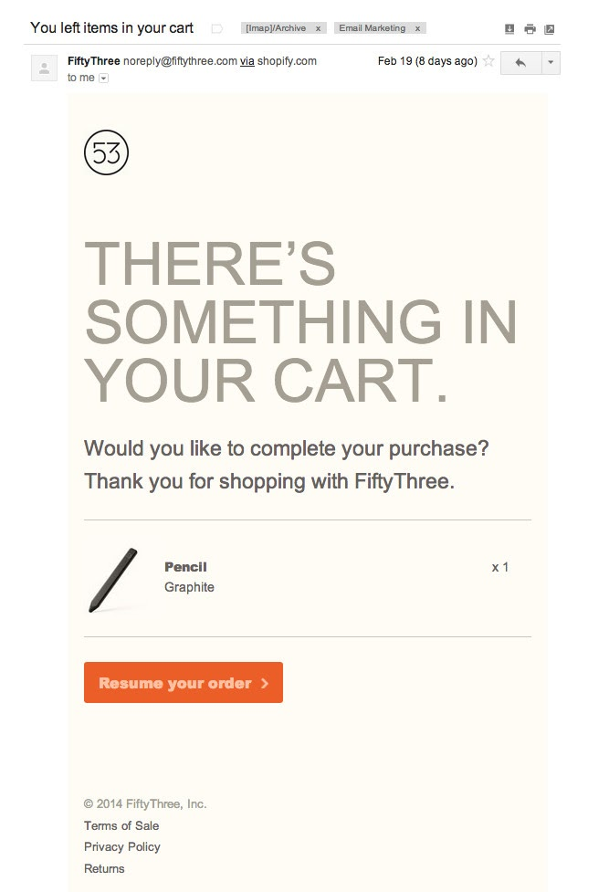 example of automating email marketing campaigns
