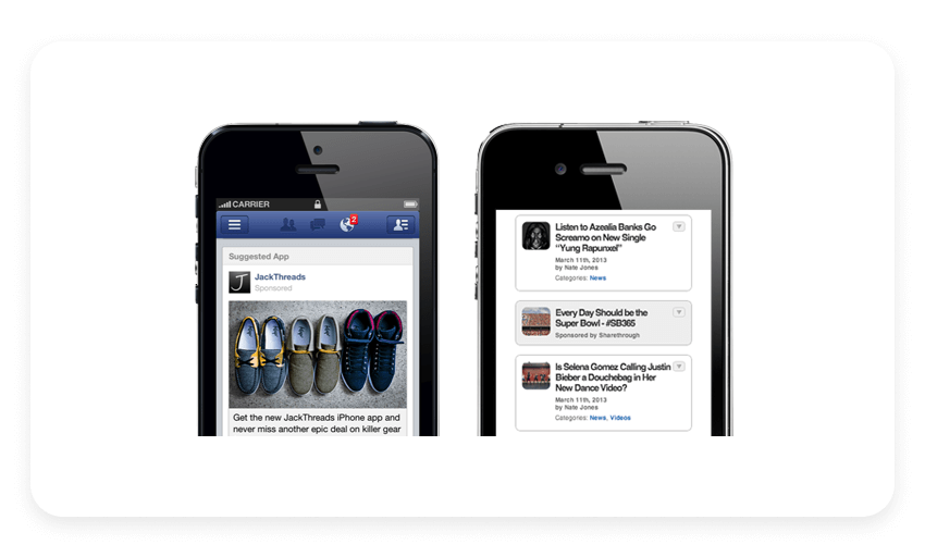 Native advertising for loyalty